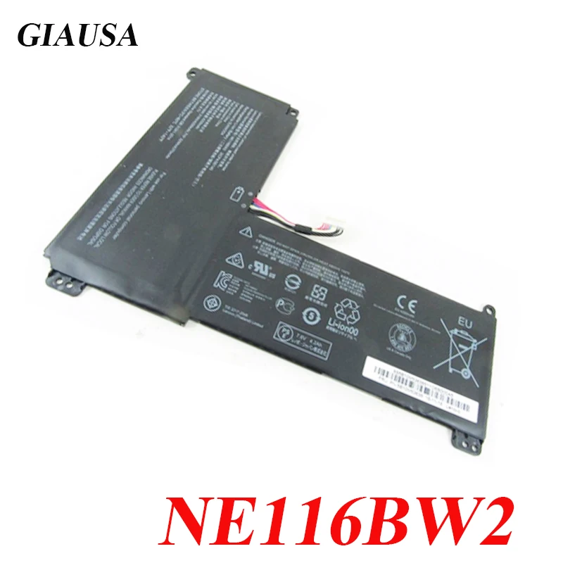 GIAUSA натуральная 0813004 батарея для 110S-11IBR 5B10M53616 NE116BW2 серии ноутбука | Компьютеры и