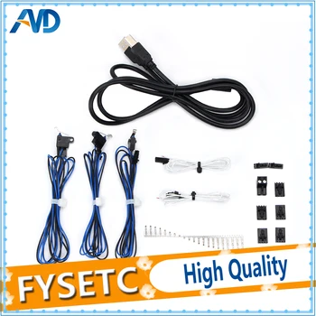 

1Set EinsyRambo Connectors Cable Wire Complete Kit Molex 5057-9402 9403 9405 For Prusa i3 MK3 EinsyRambo Board