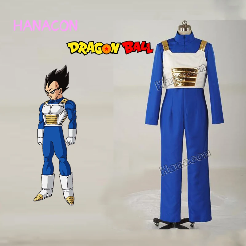 Dragon Ball Z Battle of Gods Cosplay Costume Vegeta Blue Costume Cosplay Combate Uniform Full