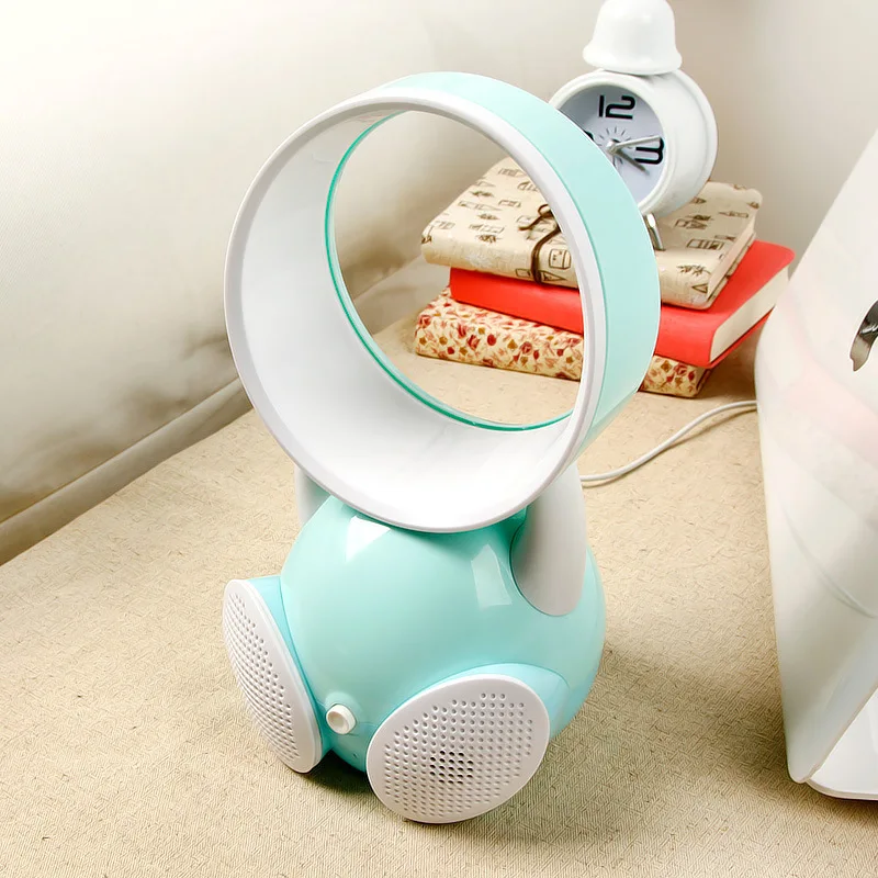 

Air Cooler Noise Reduction Fan USB Leafless Fan Silent Fan Portable Mini Air Conditioner