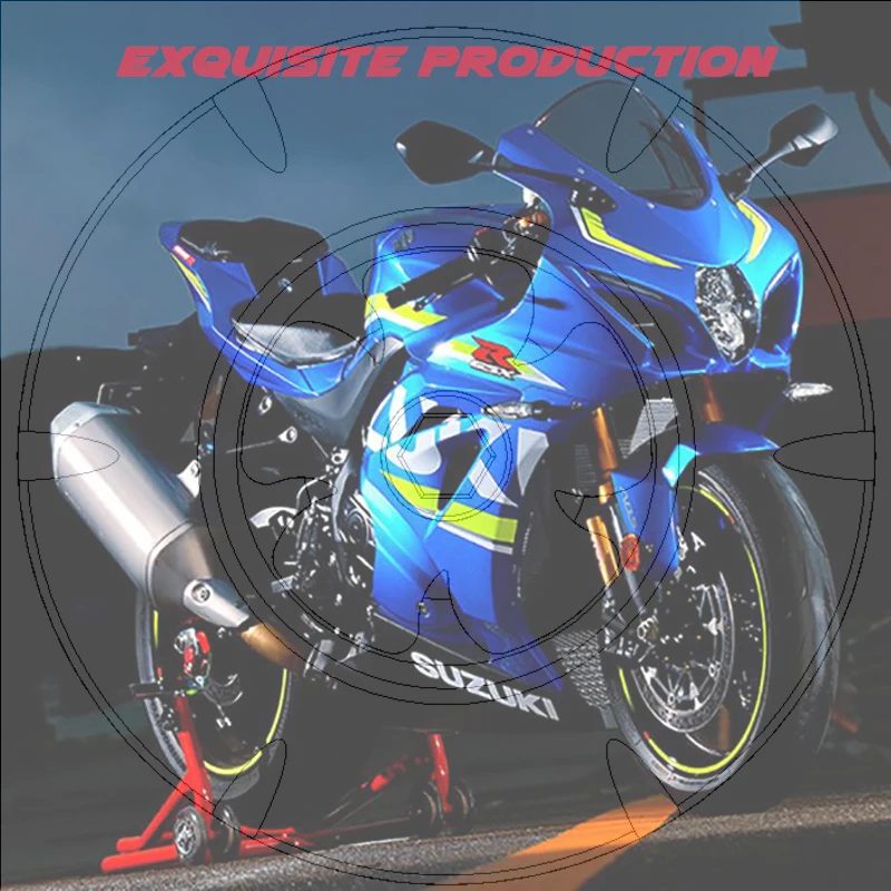 Motorcycle CNC Aluminum Falling Protection Frame Sliders Crash Protector For GSXR1000 GSXR 1000 GSX-R 1000 17 18