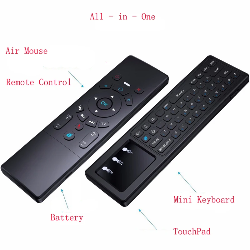 2 4G Fly Air Mouse Клавиатура мини беспроводные клавиатуры и тачпад пульт