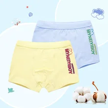 4 шт./лот мальчиков модные боксеры хлопковые детские трусики шорты подростков шорты костюм От 2 до 14 лет
