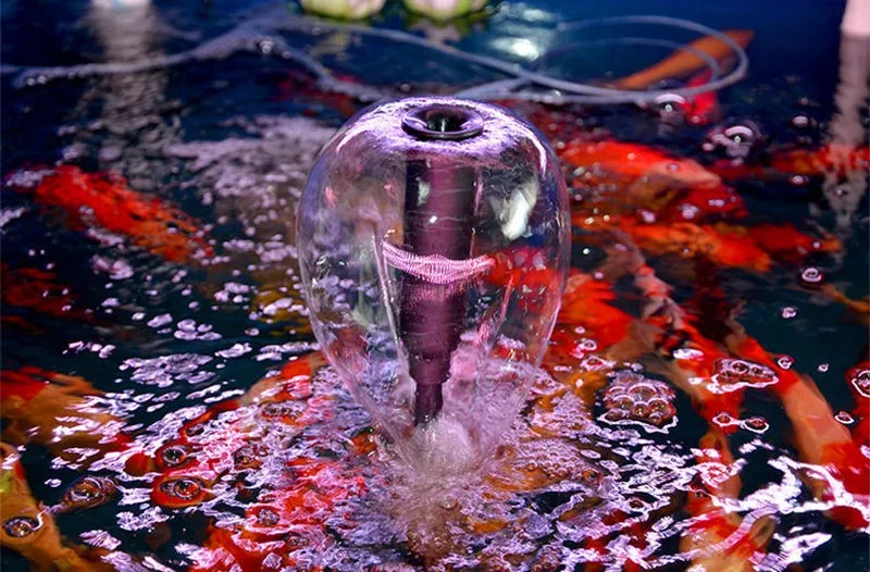 Aquairum Мини Многофункциональный фонтан с погружным насосом кислородный насос для небольших мелководных рыб Пруд для сада, ландшафтный дизайн