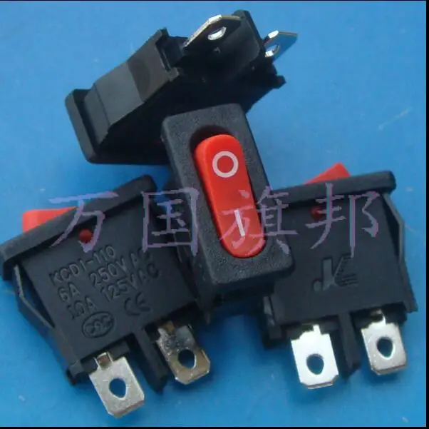 

6A 250VAC 21*9.7mm rockey switch / ship switch