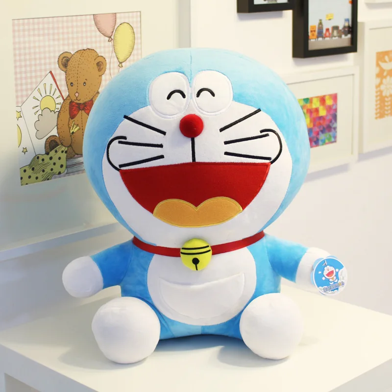 Хит аниме 25 см постоять за меня Doraemon плюшевые игрушки кукла CuteCat мягкие животные