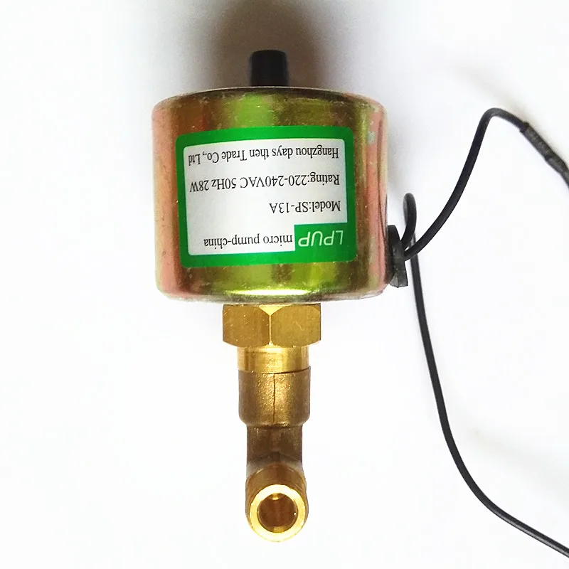 

Steam drag pump Model SP-13A Power 220-240VAC-50Hz Power 28W