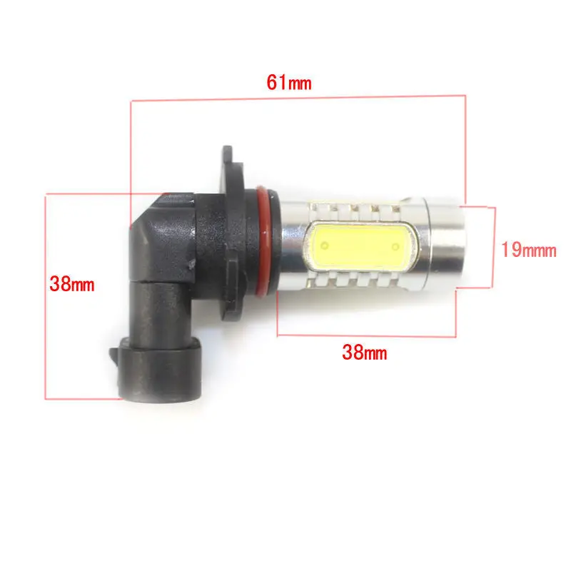 2X7,5 Вт высокой мощности Мощность HID 9006 HB4 9005 HB3 P20D H10 PY20D 9145 9045 5 COB светодиодный автомобильный противотуманный автомобильный светильник лампы белого цвета