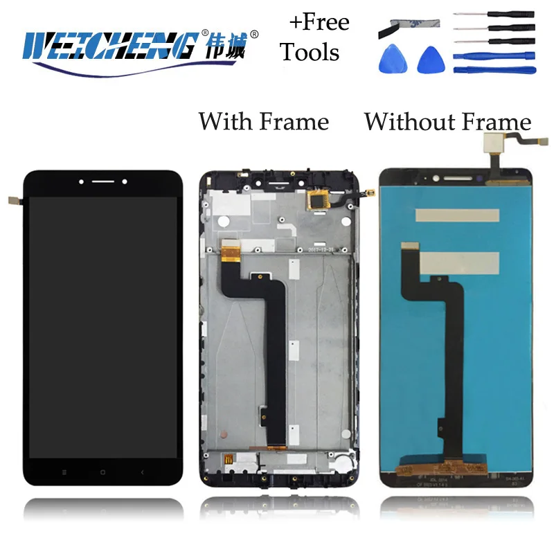 

Black/White For Xiaomi Mi Max 2 LCD Touch Screen +LCD display assembly With Frame for Max2 Mi Max 2 LCD Digitizer
