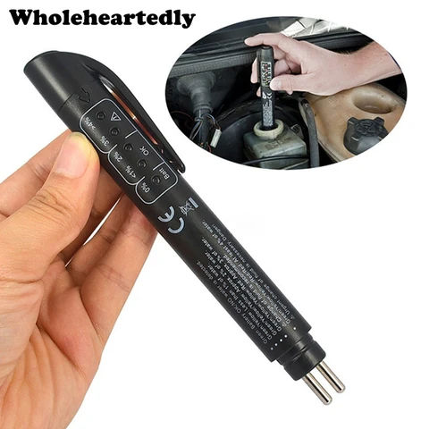 Car Detector Brake Fluid Tester Pen 5 LED Auto Vehicle Automotive Testing Tool Diagnostic Tools Electronic Pen For DOT3/DOT4/5.1 Car Detector Brake Fluid Tester Pen 5 LED Auto Vehicle Automotive Testing Tool Diagnostic Tools Electronic Pen For DOT3/DOT4/5.1