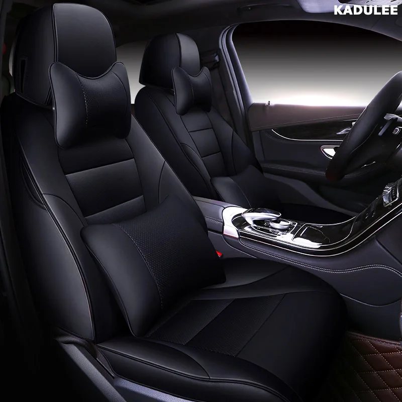 Kadulee сиденья для Audi A6L Q3 Q5 Q7 S4 A5 A1 A2 A3 A4 B6 b8 B7 A6 автомобильные аксессуары - Название цвета: Deluxe Edition