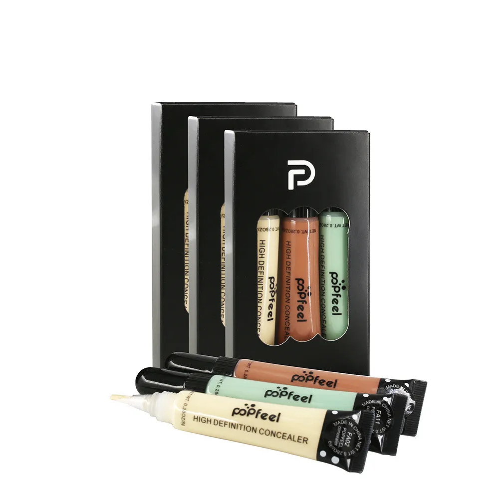 

3Pcs / Lot New 7 Color Concealer Makeup Base Cream Repair Cream Concealer Contour Palette Base Primer Bronze Cover Acne Marks