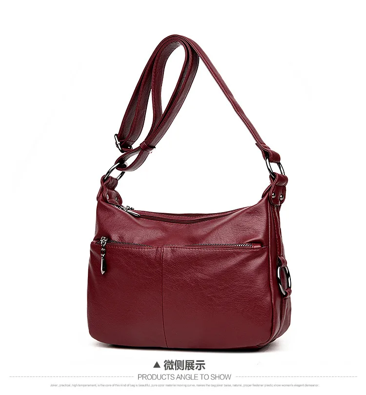 Высококачественная модная женская сумка, сумки-мессенджеры для женщин, женская кожаная сумка, винтажные женские сумки через плечо