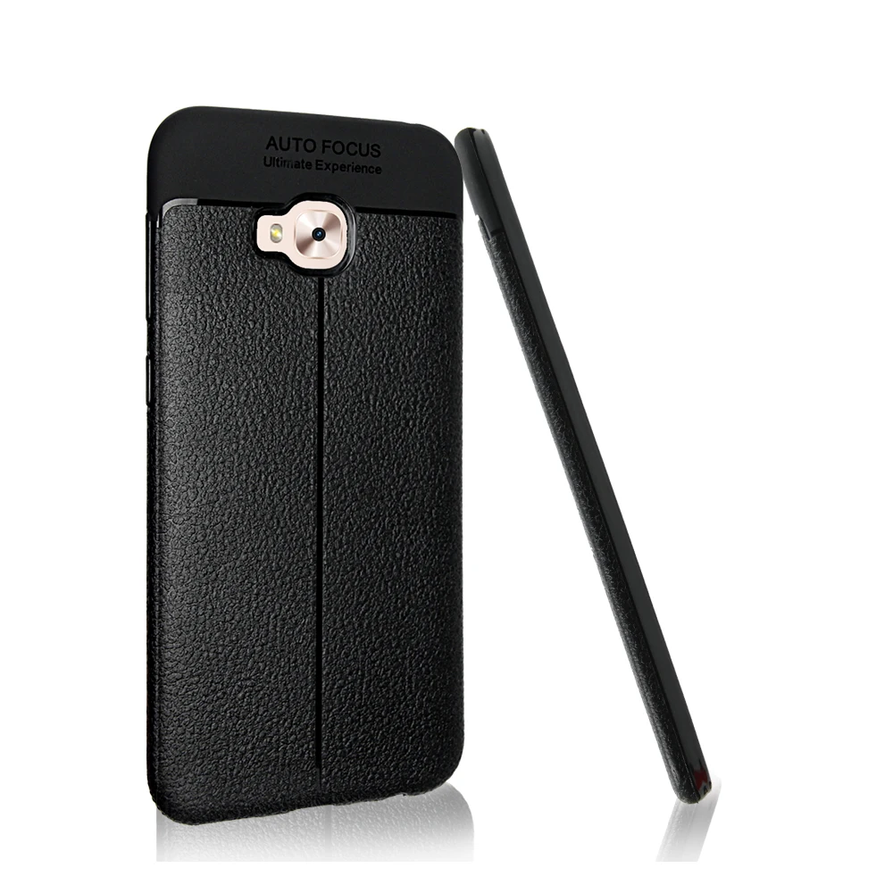 for Asus Zenfone 4 Selfie Pro (ZD552KL) Case Slim Leather Pattern Shockproof Protective Cover Soft Rubber Silicone TPU Shell Bag |