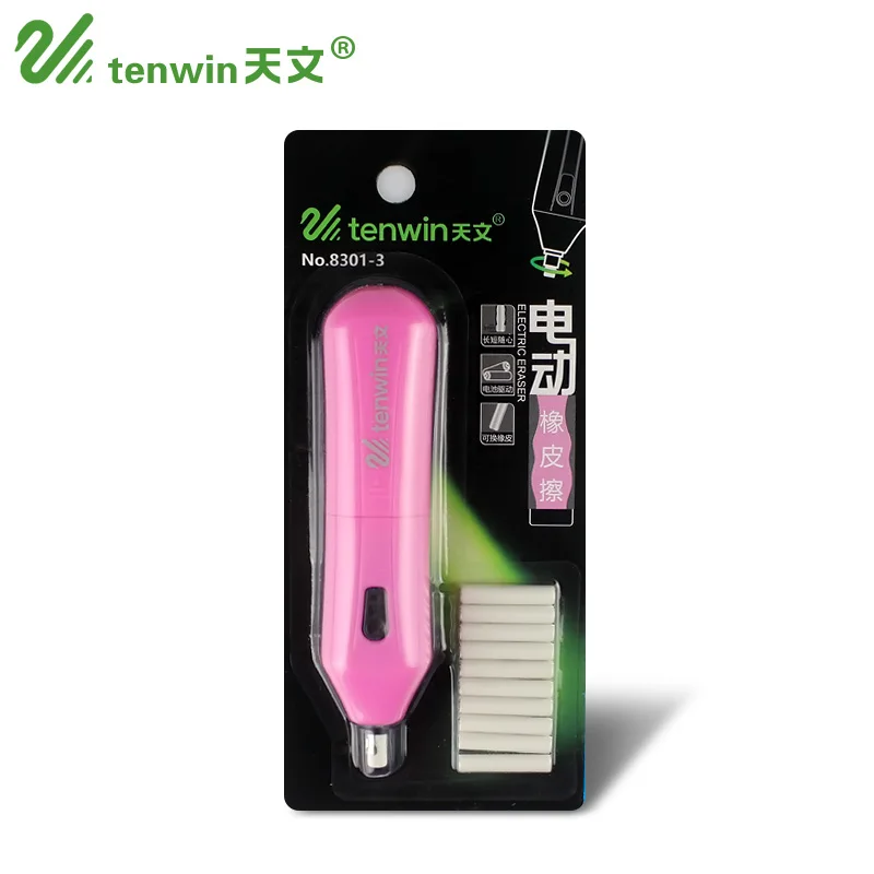 TENWIN Electric Eraser 8301 New Creative Fashion Student Eraser