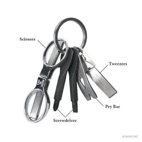 Металлический держатель для ключей, кошелек, модный, нержавеющая сталь, сделай сам, инструменты для ключей, ключница, новинка, EDC, карманный инструмент, мини украшение, подарки