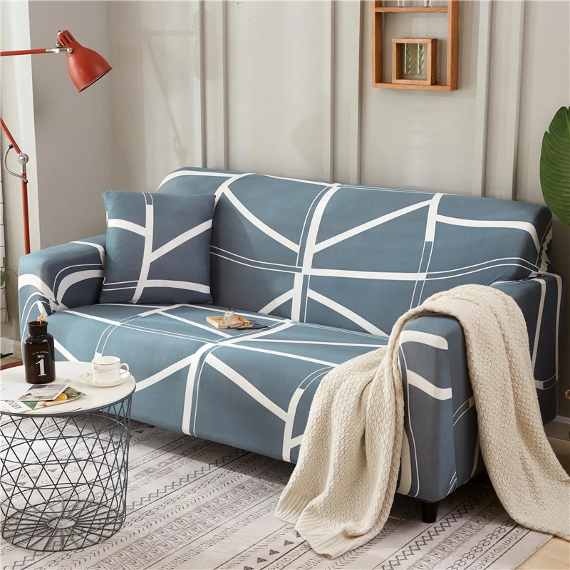RZCortinas Slipcovers эластичные чехлы для диванов все включено чехол для дивана, диванов, диванов, полотенец, Одноместный, два, три, четырехместный - Цвет: H