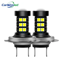 CARBINS 2 шт. H8 H11 H4 Led HB3 9005 HB4 9006 Противотуманные фары лампы 3030SMD H4 Белый вождение автомобиля ходовая лампа автоматические светодиоды свет 12 В 24 В