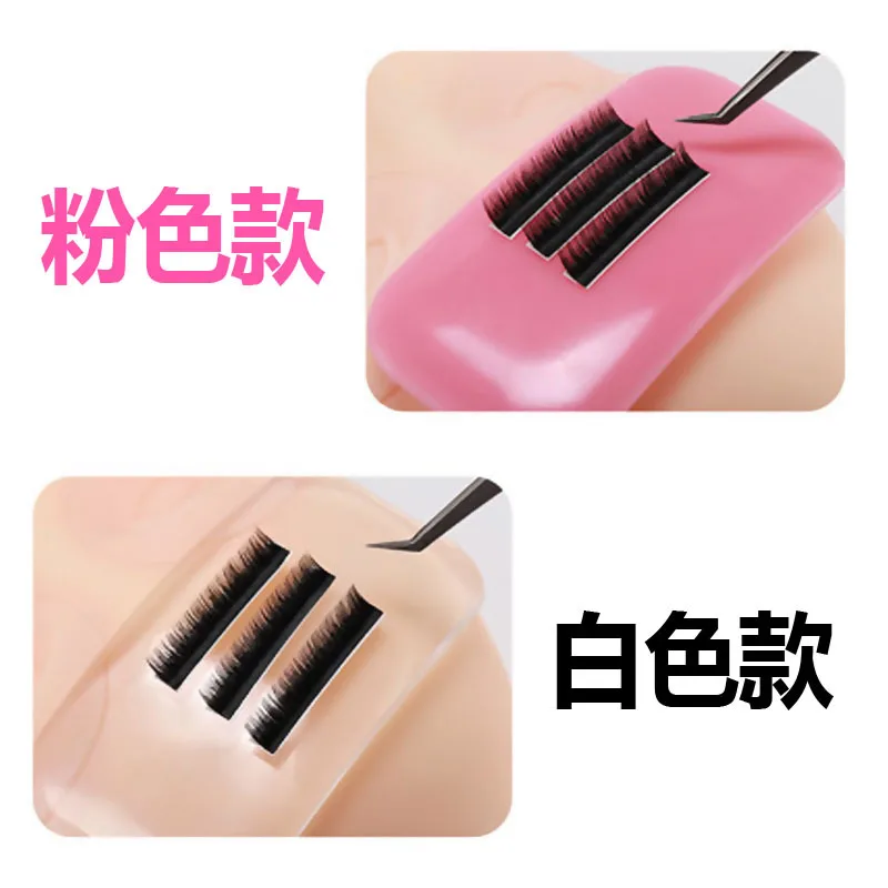 

1pcs SiliconeSilicone forehead glut For Eyelash Extension Glue Holder Grafting implant eyelash forehead Glue Pads Makeup patch
