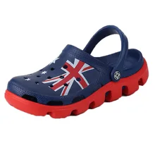 Hot 2017 Nuevo Verano Sandalias de Los Hombres Versión Coreana de La Tendencia de Los Zapatos Del Agujero Playa Zapatos Casuales Portátiles Salvajes Sandalias Frescas