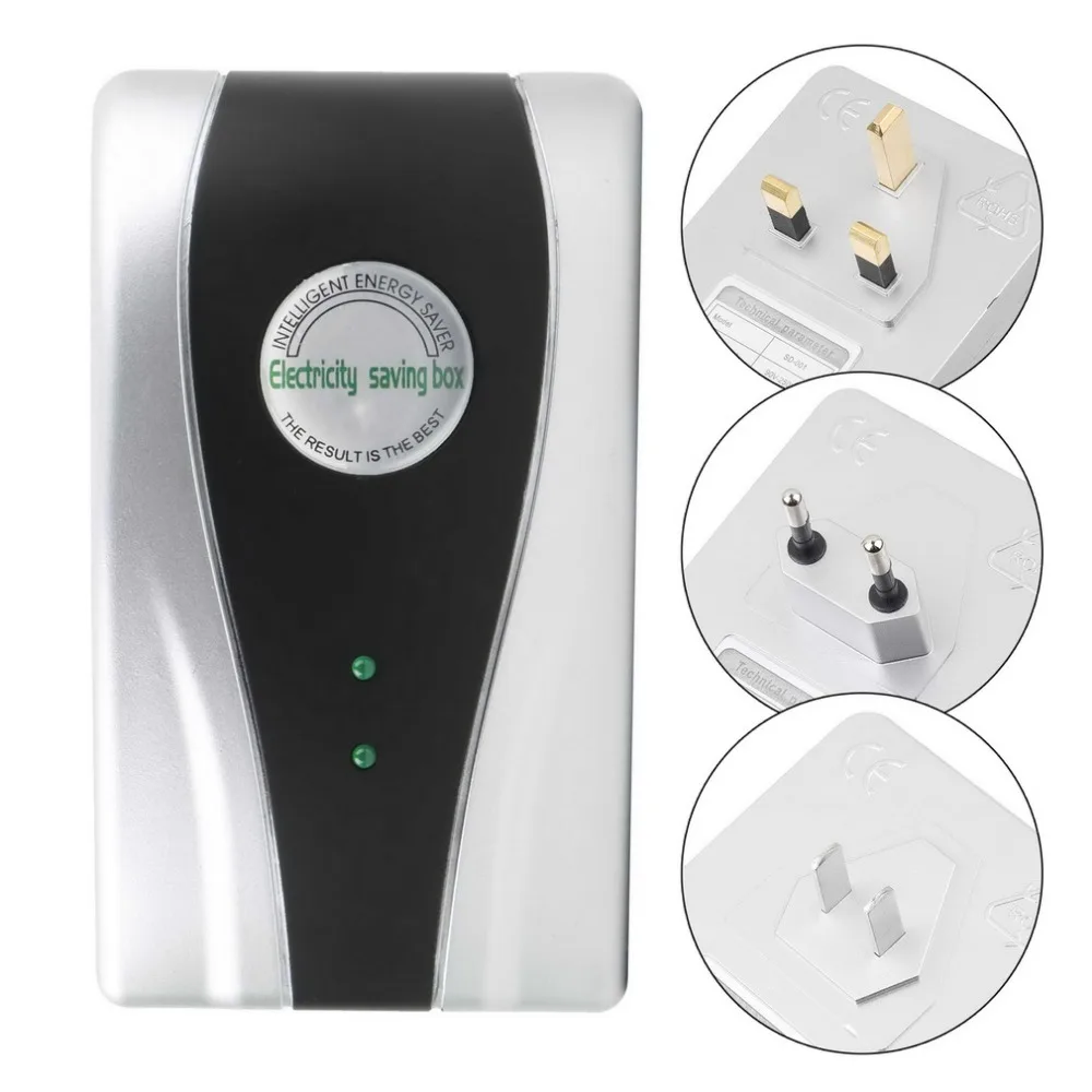 

30KW Electricity Saving Box 90V-250V Electric Energy Power Saver Power Factor Saver Device up to 30% Smart EU UK US Plug