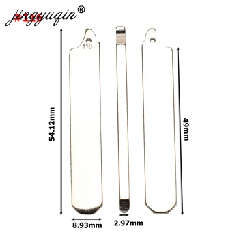 Keyforkess #117 #116 #25 #03 lama chiave per Honda Accord Fit Odyssey CRIDER(2014G/A) Flip pieghevole KD VVDI JMD chiave auto vuota - Jingyuqin 117 116 25 03 lama chiave per Honda Accord Fit Odyssey CRIDER 2014G A