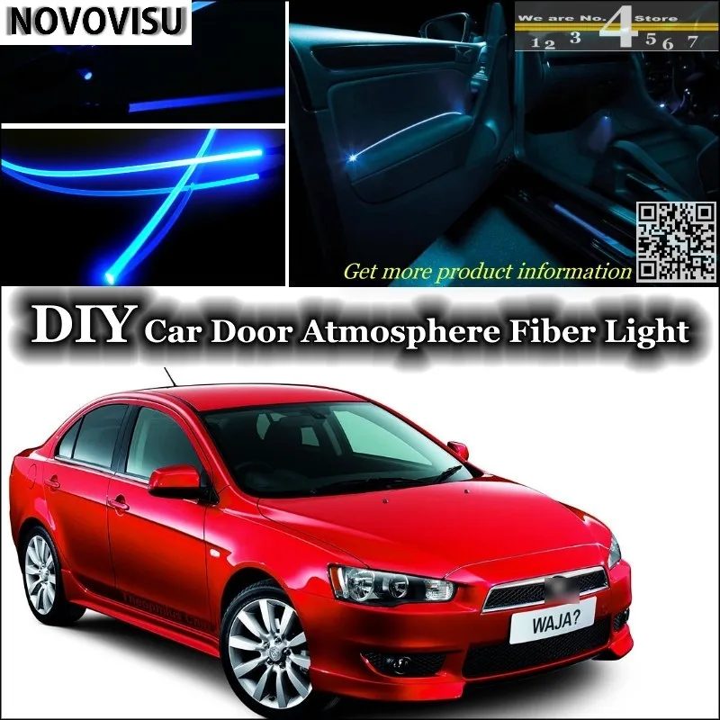NOVOVISU For Proton Waja  Impian  Wira interior Ambient Light Atmosphere Fiber Optic Lights Inside Door Panel illumination 01