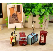 Креативный кавайный винтажный резиновый зажим для фотобумаги, держатель для заметок, украшение стола, аксессуары для офиса, канцелярские принадлежности