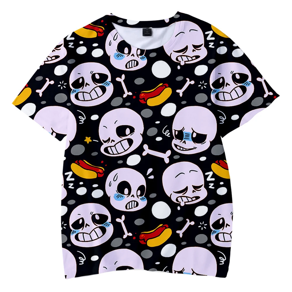 Undertale/Модная Детская футболка с 3D рисунком Уличная Повседневная футболка с короткими рукавами для мальчиков, коллекция года