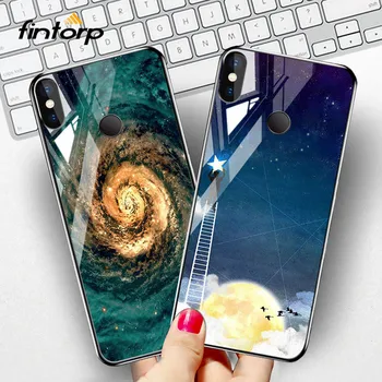 

Fintorp Tempered Glass Case For Xiaomi Redmi Note 5 6 Pro Cases Star Space Coque On For Xiaomi Redmi 6 Pro 6A Bumper Funda Capa