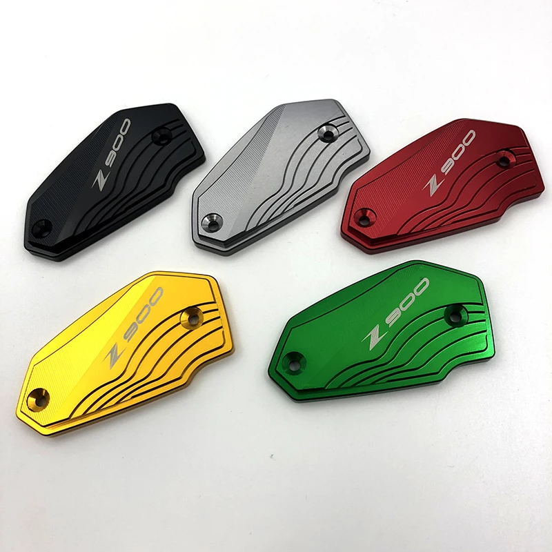 

Motorcycle Accessories Brake Fluid Tank Cap Cover Brake Fluid Reservoir For Kawasaki Z900 2017 2018 CNC aluminum Reservoir Cap