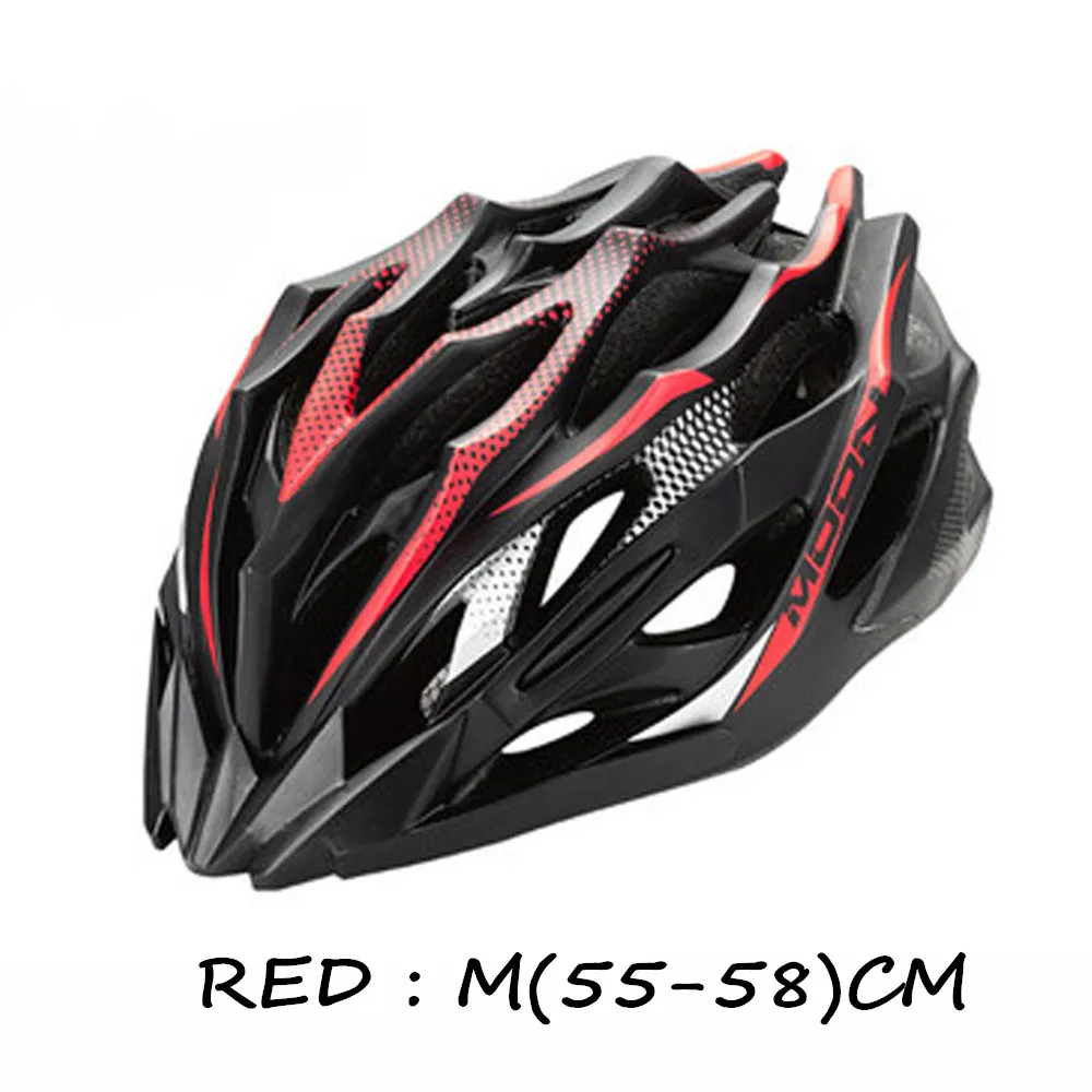 RED - M MOON iron man в продаже шлем стиль высококачественный велосипедный шлем Moutain MTB велосипедный шлем - Цвет: RED - M