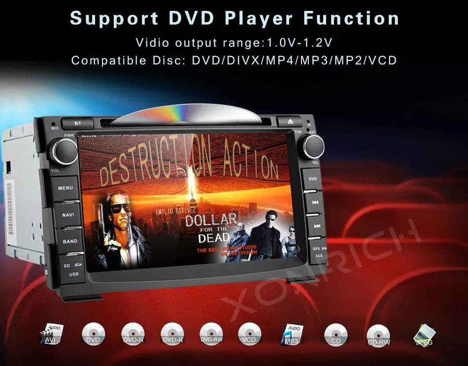 Perfect 2 din Car Radio Car DVD Player For Kia Ceed 2010 2011 2012 Venga Multimedia GPS Glonass Car Navigation Audio Stereo Head unit 11