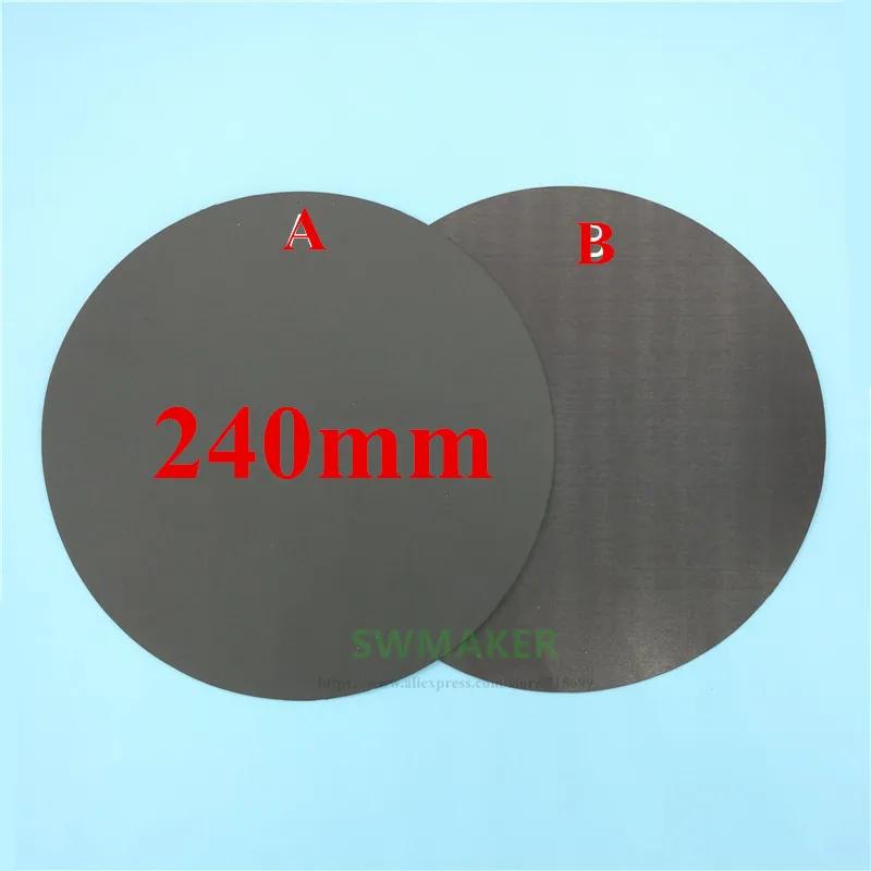 240 мм круглая магнитная клейкая лента для печати наклейка сборки FlexPlate A + B DIY