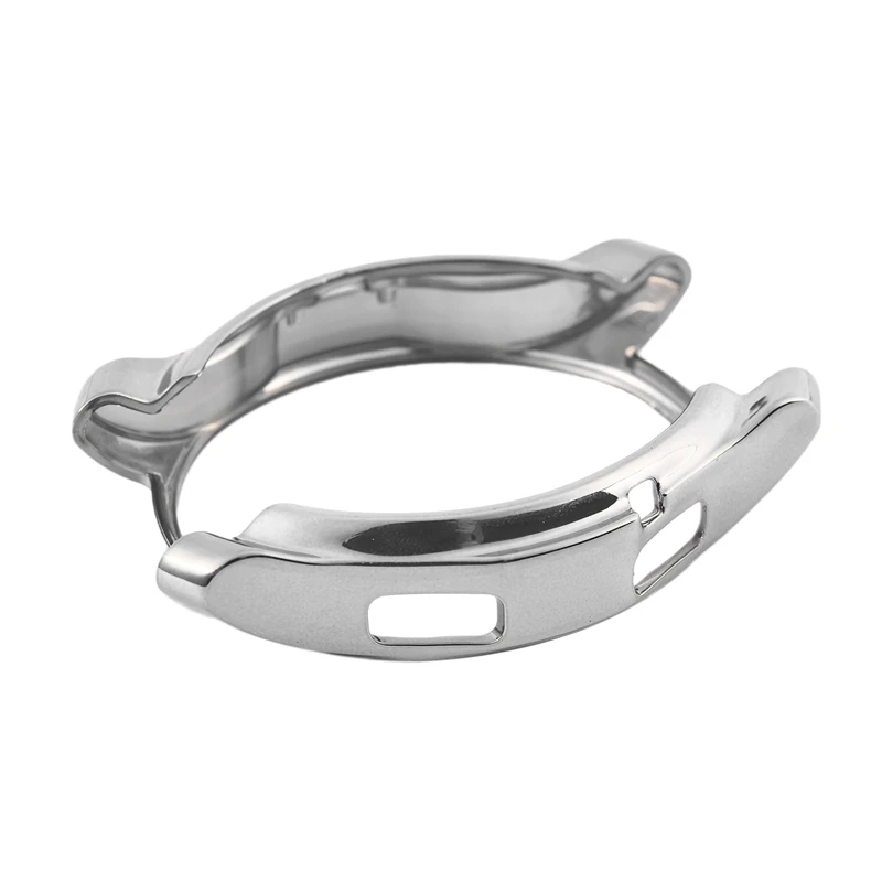 

Tpu Watch Case Cover Protector Bumper Frame For Samsung Galaxy Watch 46Mm(Silver)