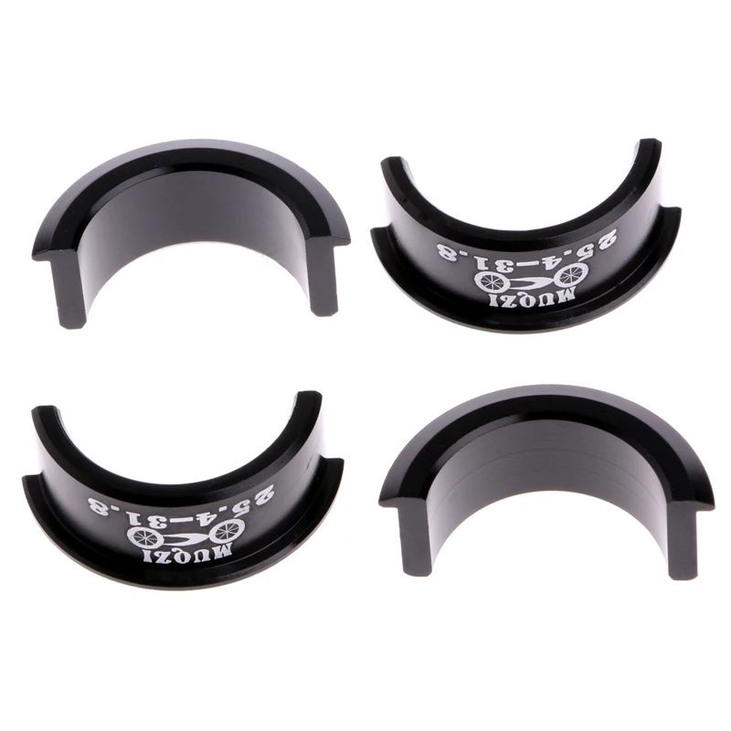 Bicycle Handlebar Shim 25.4mm to 31.8mm Stem For Fixed Gear MTB Road Bike Parts 4Pcs