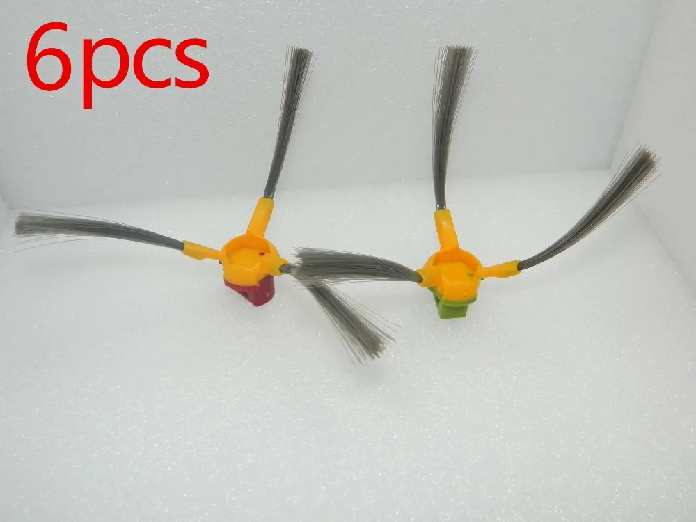 

6 pieces 3-arm side brush Replacement For Ecovacs Deebot Deepoo 600 series 620,630,650,660 vacuum cleaner accessories