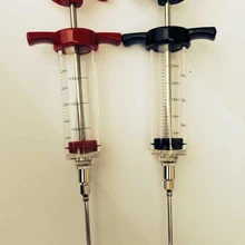 Пособия по кулинарии инструмент Аксессуары для барбекю гриль аксессуар 1 унц. маринад инжектор с " marinading иглы, нержавеющая сталь иглы