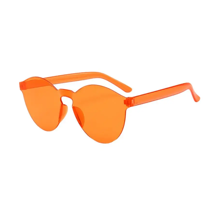 Изысканные очки для велоспорта, женские и мужские солнцезащитные очки, прозрачные ретро солнцезащитные очки, уличные бескаркасные уличные полезные фантастические очки - Цвет: J