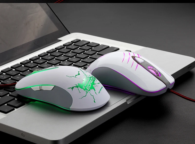 Motospeed V16, 4000 dpi, профессиональная игровая геймерская мышь, 6 кнопок, USB, Компьютерная лазерная мышь с подсветкой, светодиодный, для ПК, игры