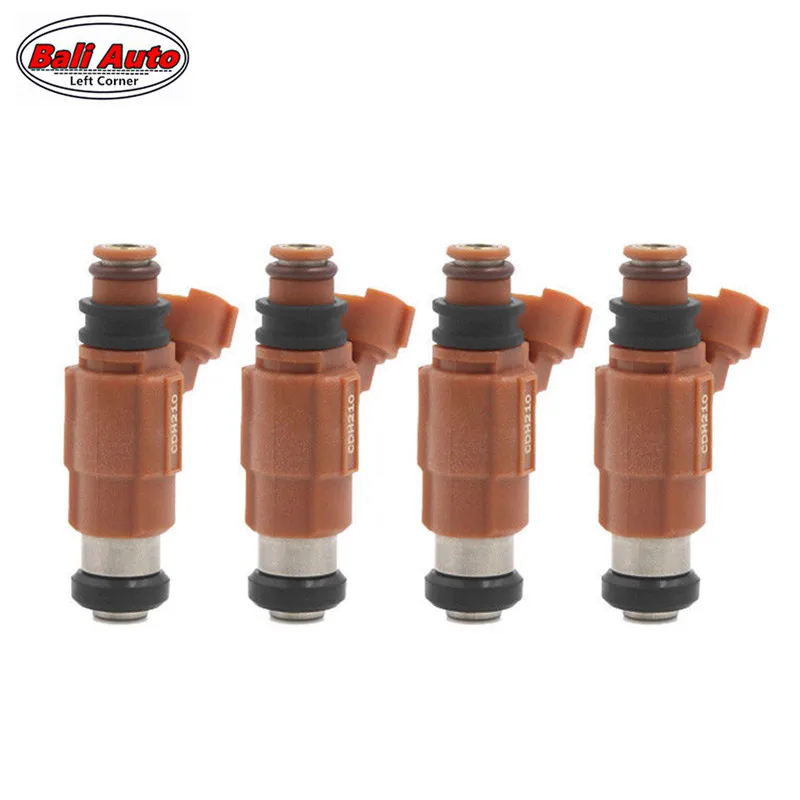 

Left Corner 4pcs/lot motorcycle 115 HP Fuel Injector fuel nozzle CDH210 INP771 for Mitsubishi 4G18 Yamaha Outboard