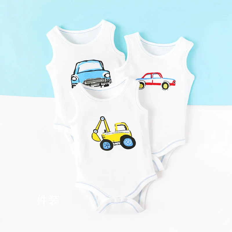 

Baby girl costume 2019 baby summer new 3-piece jumpsuit cartoon animal shape tights baby costume
