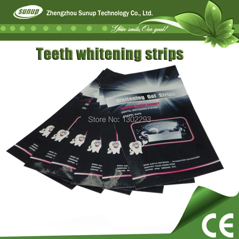 Fast deliver tooth whitening strips home use mint flavor teeth