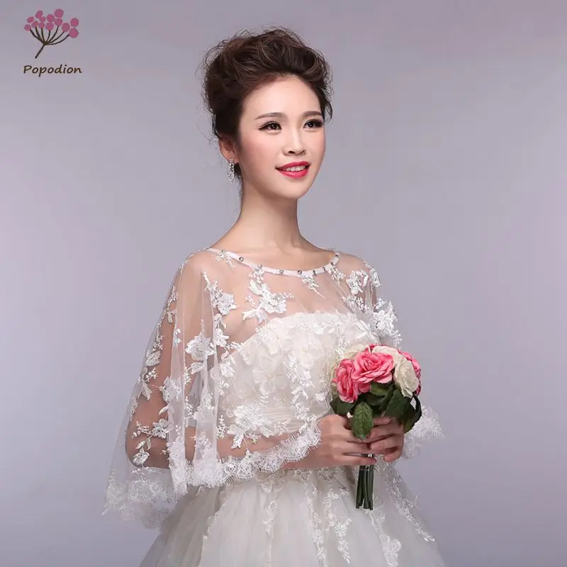 lace capelet wedding