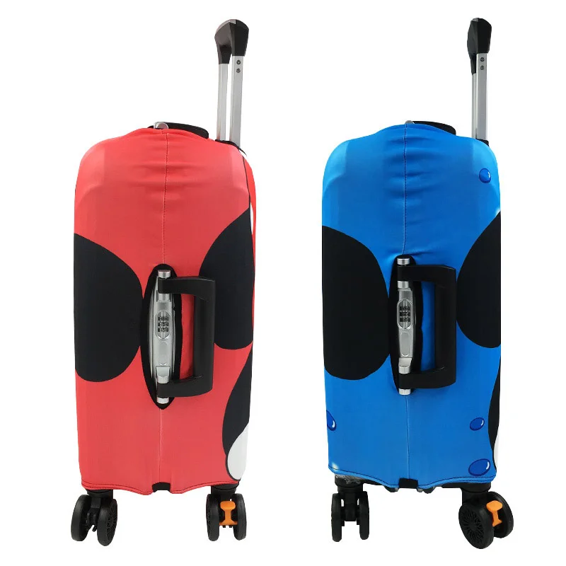 Минни и Микки пары набор шаблон чехол для дорожного чемодана 19-32 дюймов корзина эластичная Пылезащитная крышка дорожные аксессуары