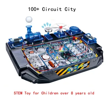 

100+ Circuit City STEM Circuit interesting experiment Toy Science education Gift knowledge learning Tool with English manual Y