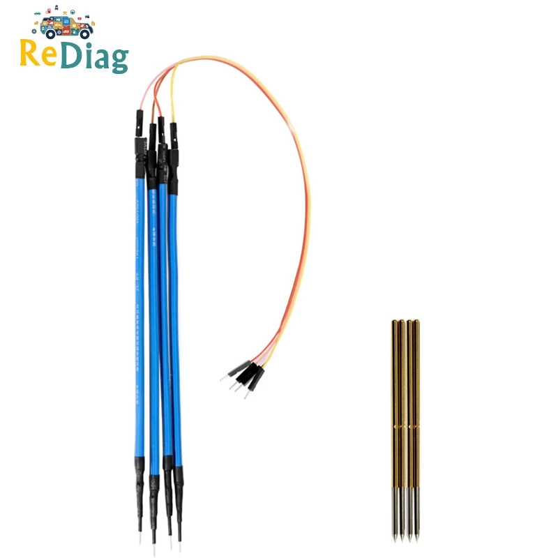 

Replacement Probe Pin 4pcs/Set Works LED BDM Frame With Connect Cable 4 Needles Good Helper For KESS KTAG et Free Shipping