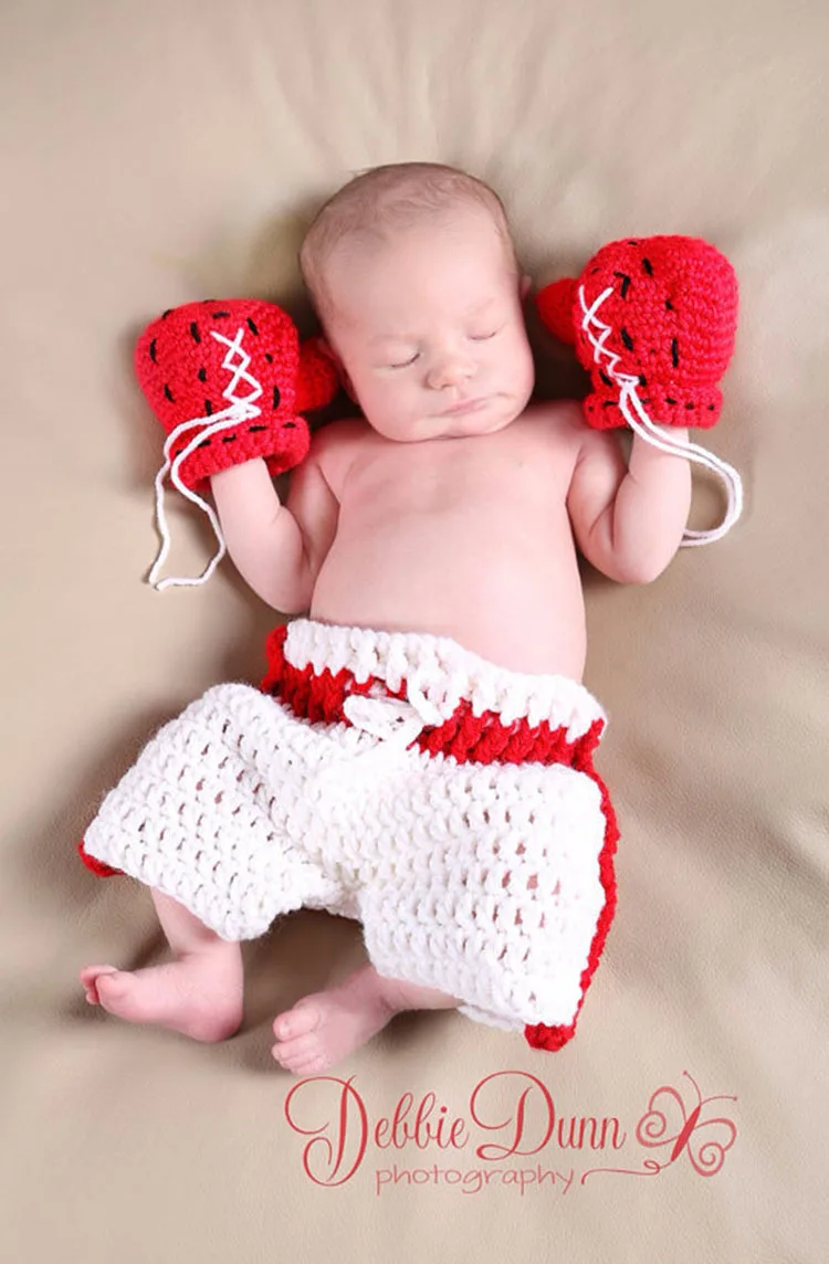 Newborn photography props Ali boxing baby boy hat High quality baby