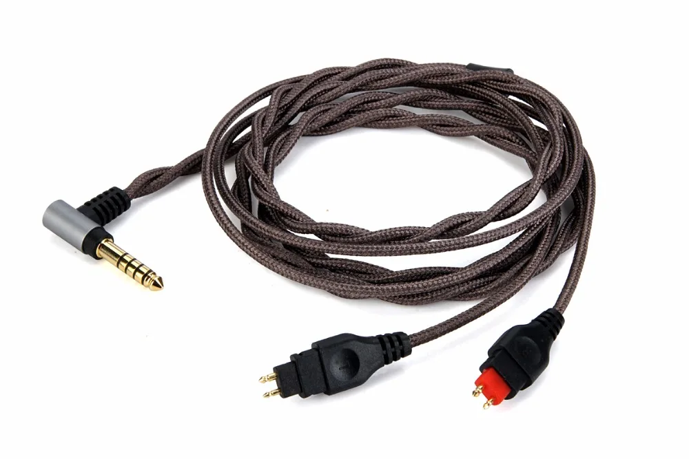 OCC Plata Plateado Cable Para Sennheiser HD580 HD600 HD545 HD650 Carbono 