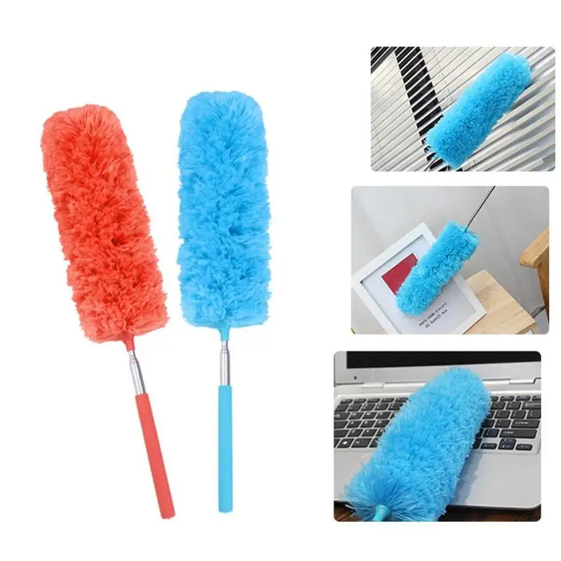 Soft Microfiber Duster Brush Anti static Dust Cleaner Brush For Air